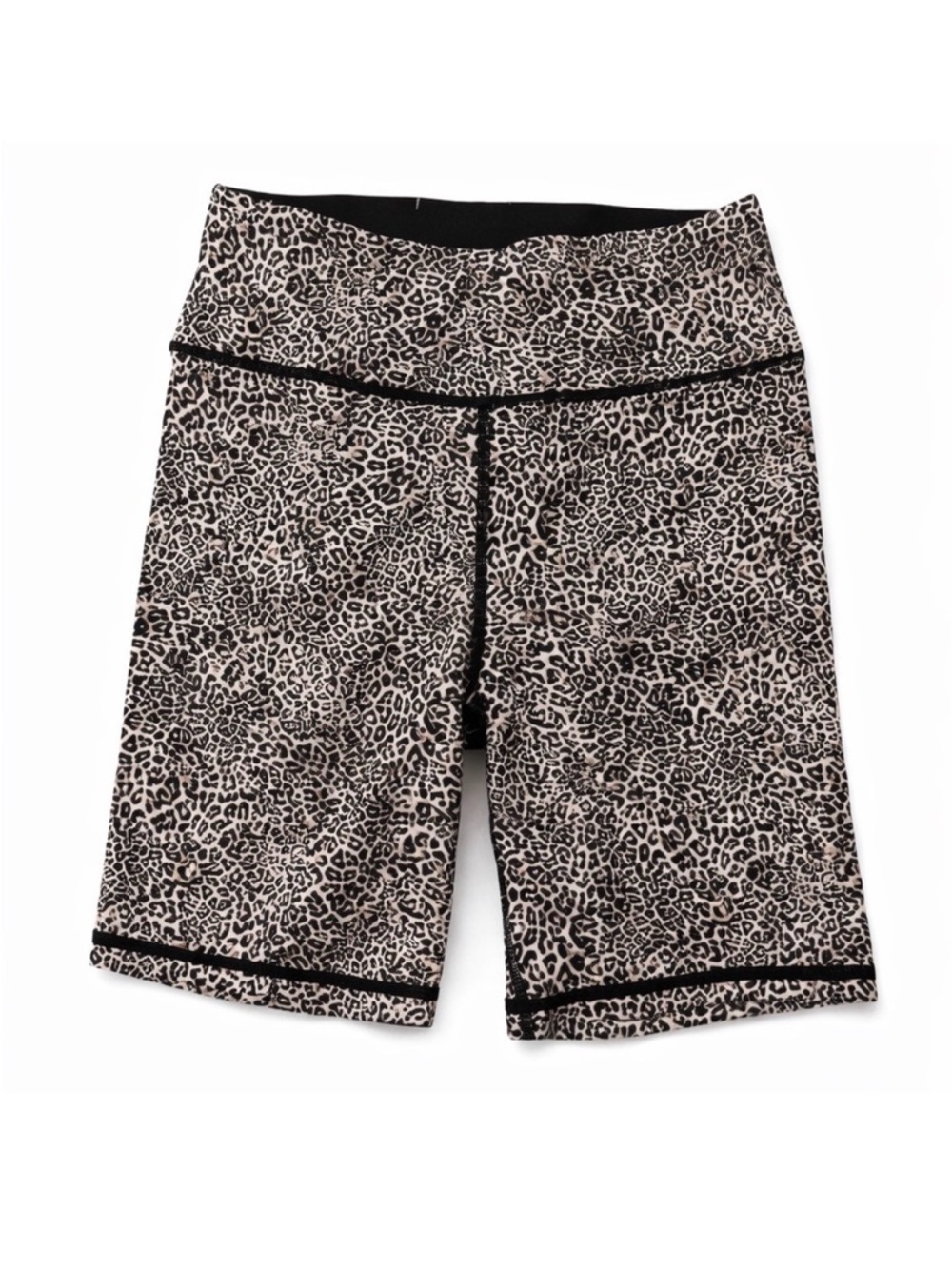 Victoria Sport Leopard Print High Rise Bike Shorts Women’s Small Athletic